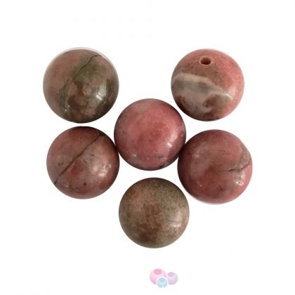 кръгло мънисто от родонит 10мм