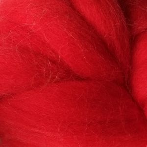 Червен вълнен филц (5гр)