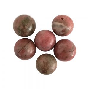 кръгло мънисто от родонит 10мм