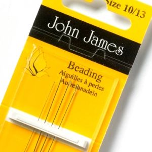 Игли за низане и тъкане с мъниста John James, 10/13 (4бр)