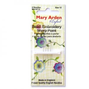 Игли за бродиране с мъниста John James - Mary Arden, 12 (4бр)