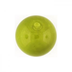 Глазирано мънисто - маслиненозелено 4мм (24бр) 
