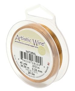 Медна гъвкава тел Artistic Wire 28G (1бр) 
