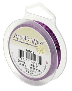 Пурпурна гъвкава тел Artistic Wire 28G (1бр) 