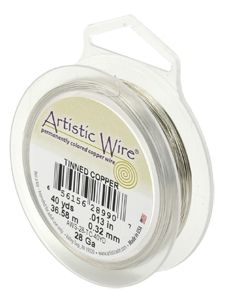 Сребърна стомана гъвкава тел Artistic Wire 30G (1бр) 