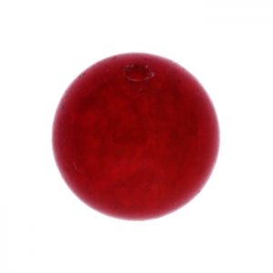 Полускъпоценни камъни - кръгло мънисто от рубинен нефрит 6мм (12бр)