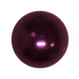 Мънисто ABS пурпурен металик 18мм (1бр) 